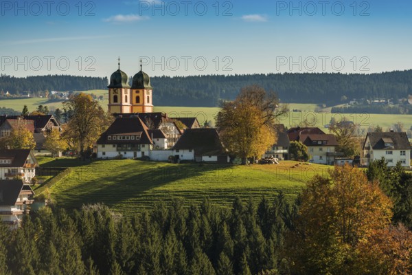 Monastery Church, St. Märgen, Southern Black Forest, Black Forest, Baden-Württemberg, Germany