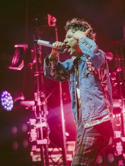 Singer Takahiro Moriuchi from One Ok Rock live on Detox European Tour 2025 in Berlin's