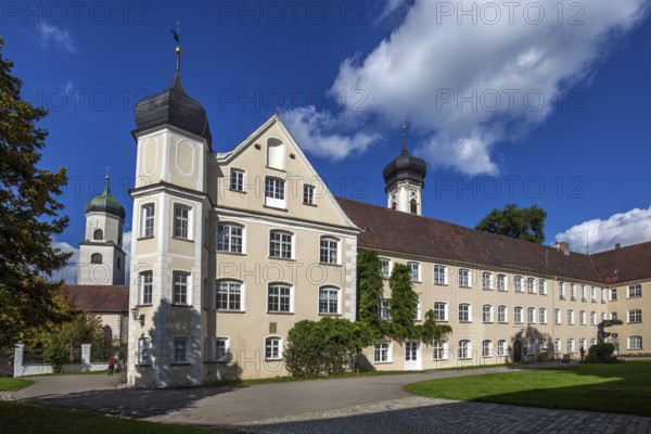 Castle in Isny, Allgäu, Baden-Württemberg, Germany
