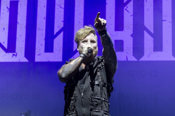 Johannes Johnny Stecker, Singer, Soulbound, Metal Band, D, live at Columbiahalle Berlin on 10