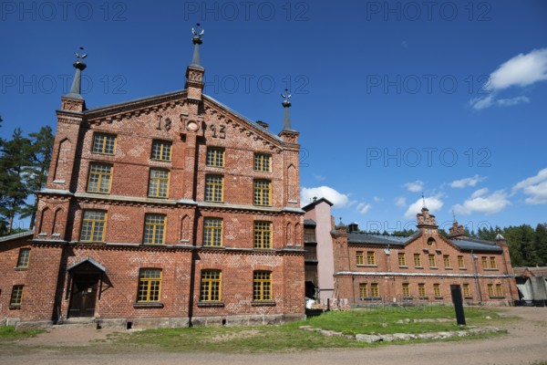 Brick building, former paper factory and mill for the production of groundwood pulp board, UNESCO