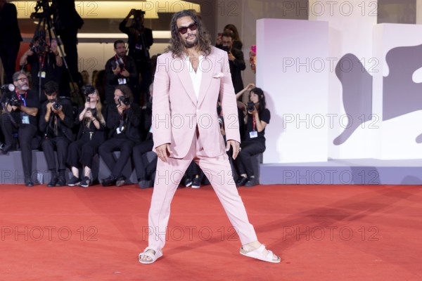 Venice, Italy - 3 September 2025: Jason Momoa during the red carpet of - Cartier Glory To The