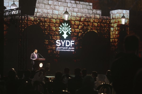 President Ahmed al-Sharaa officially opened the Syrian Development Fund at Damascus Citadel, in a