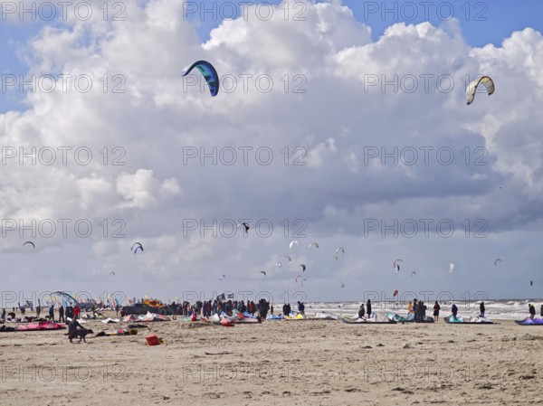 California kitesurfing Masters 2025 at the edge of the UNESCO World Heritage Wadden Sea, North Sea,