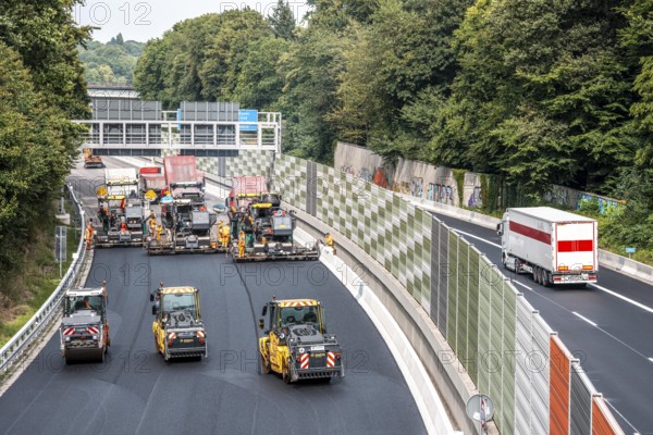 Rehabilitation of the A52 motorway near Essen, an 8 km long section between the Essen-Kettwig