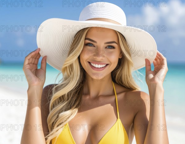KI generated, AI generated, woman, woman, 25, 30, years, one, person, persons, model, blonde,