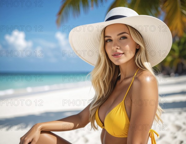 KI generated, AI generated, woman, woman, 25, 30, years, one, person, persons, model, blonde,