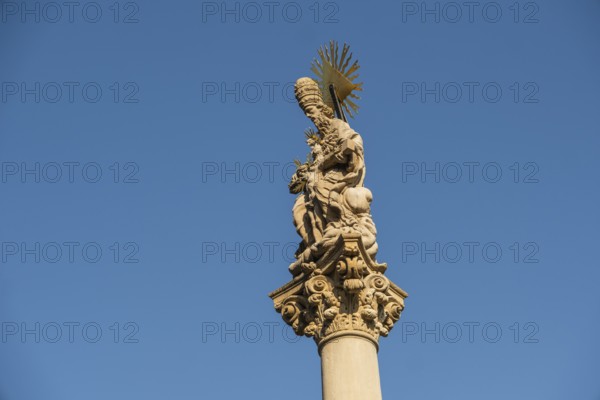 Plague column commemorating the victims of the plague column at the beginning of the 18th century,