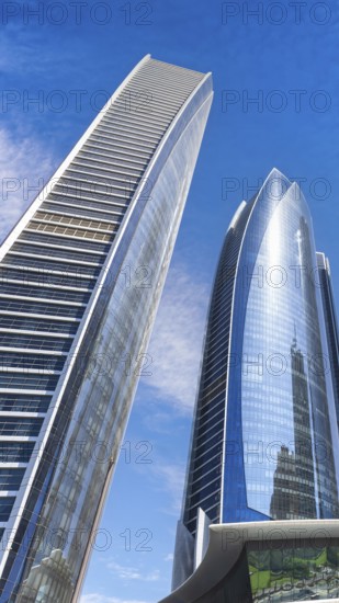 UAE, United Arab Emirates, Abu Dhabi downtown panorama and financial center skyline
