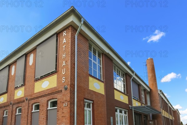 New town hall in the former Kindler corset factory, former Gotthold Kindler and Cie. corset