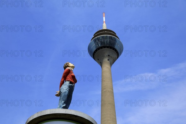 The figure Marlis by Christoph Pöggeler from 2001 (permanent work of art in public space), in the