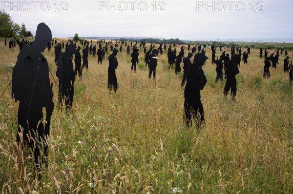 Installation, Standing with Giants, honours the victims of the fallen British soldiers by