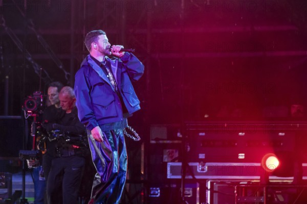 Justin Timberlake at the Lollapalooza Festival in the Olympiastadion and on the Maifeld, Berlin,