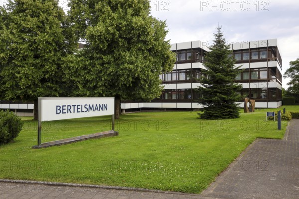 Gütersloh, North Rhine-Westphalia, Germany - BERTELSMANN, Head Office of Bertelsmann SE & Co. KGaA.