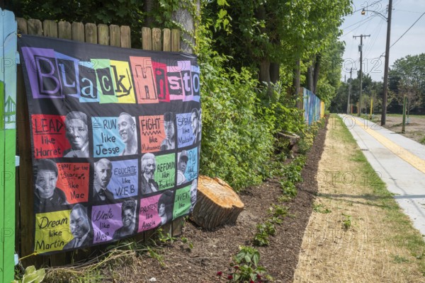 Detroit, Michigan - The city of Detroit is opening nine 'Arts Alleys' in neighborhoods around the