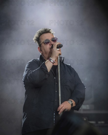 Sebastian Krumbiegel, singer of the band Die Prinzen at the Berliner Rundfunk 91.4 Open Air in the