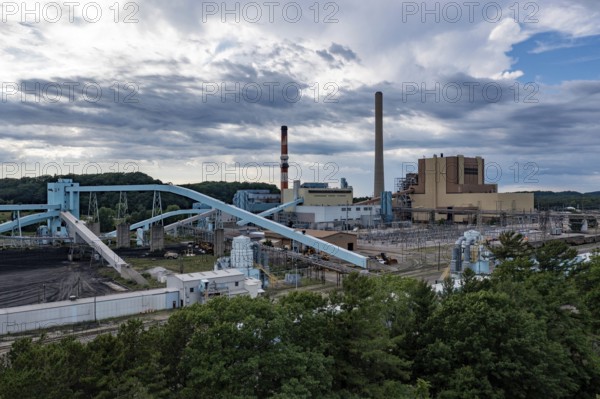 West Olive, Michigan - The J.H. Campbell coal-fired power plant. Consumers Energy had planned to