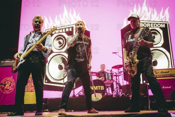 Steve Jones (guitarist), Frank Carter (singer), Paul Cook (drummer) and Glen Matlock (bassist) from