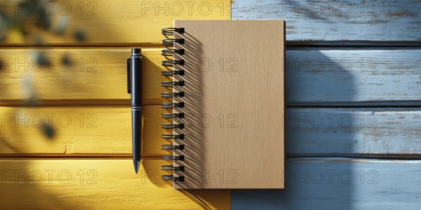 Minimalistic flat lay of office workflow productivity tools that improve efficiency and saving time