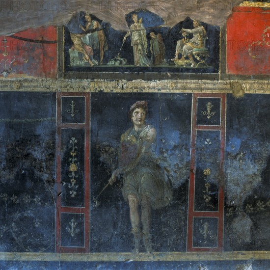 Frescoes from the House of Vettii, Aulus Vettius Conviva and Aulus Vettius Restitutus, Pompeii,