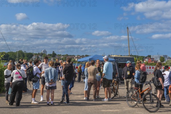 Waterkant Festival 25 in front of Kiel Week 2025 on the MGF 5 site on the Kiel Fjord, annual