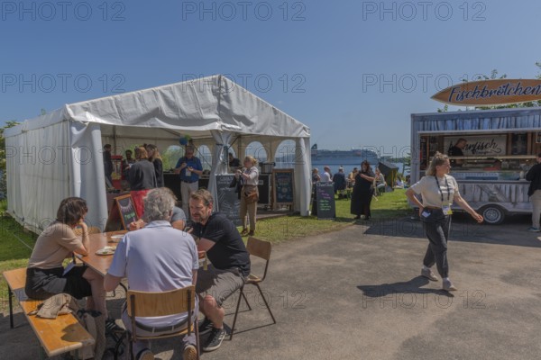 Waterkant Festival 25 in front of Kiel Week 2025 on the MGF 5 site on the Kiel Fjord, annual