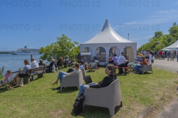 Waterkant Festival 25 in front of Kiel Week 2025 on the MGF 5 site on the Kiel Fjord, annual