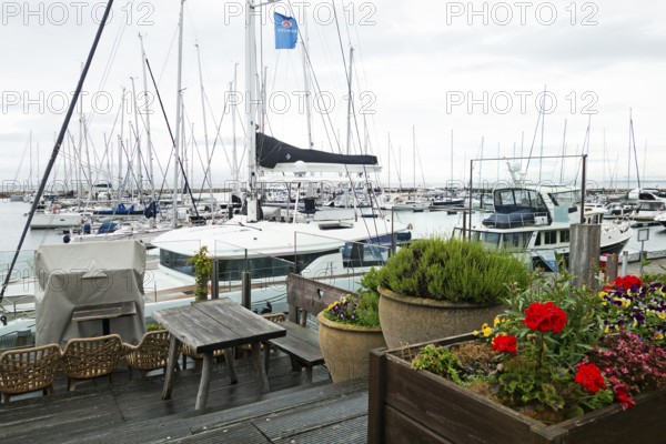 Boat harbour, Baltic Sea, Baltic resort, Kühlungsborn-Ost, Kühlungsborn, Rostock district,