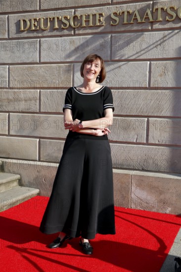 Elisabeth Sobotka (Artistic Director of the Staatsoper Unter den Linden) arriving for Charles