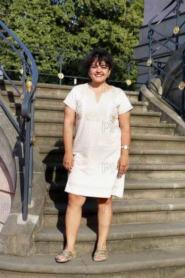 Sara Fazilat arriving for Charles Gounod's Roméo et Juliette after William Shakespeare at the