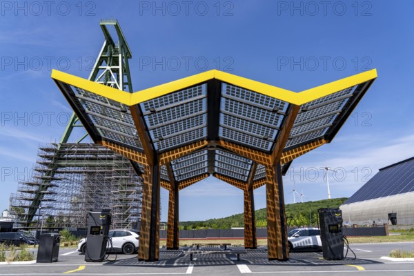 Electric filling station on the site of the former Lohberg colliery in Dinslaken, operated by