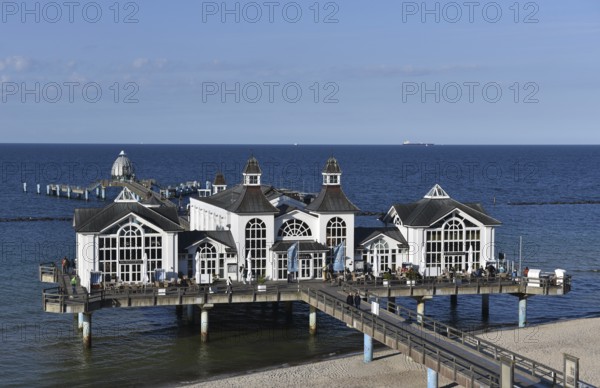 The Sellin pier on Rügen, Mecklenburg-Western Pomerania, Germany