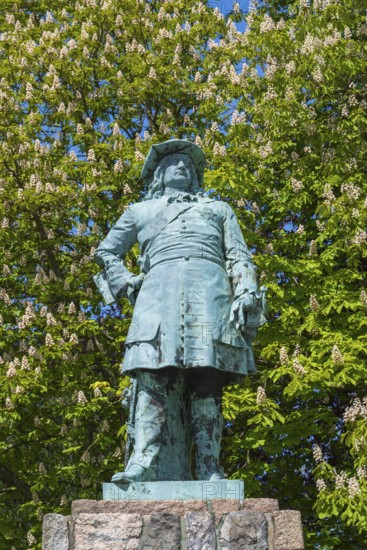 Friedrich-Wilhelm the Great Elector, Statue, Statue, Eckernförde, Baltic Sea, Schleswig-Holstein,