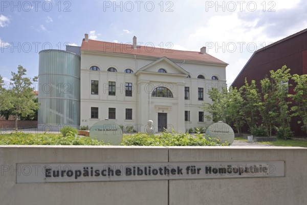 European Library of Homeopathy and monument to the physician, doctor and founder of homeopathy