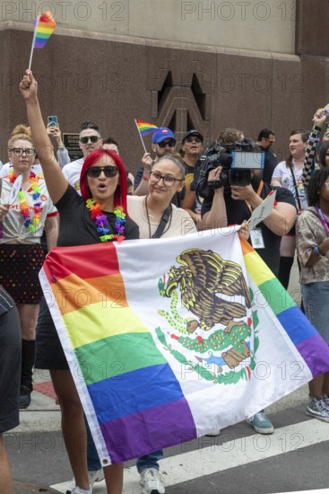 Detroit, Michigan USA - 8 June 2025 - Gay, lesbian, bisexual, and transgender activists and their