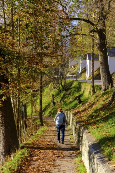 Philosophenweg, Garmisch-Partenkirchen, Werdenfelser Land, Upper Bavaria, Bavaria, Germany