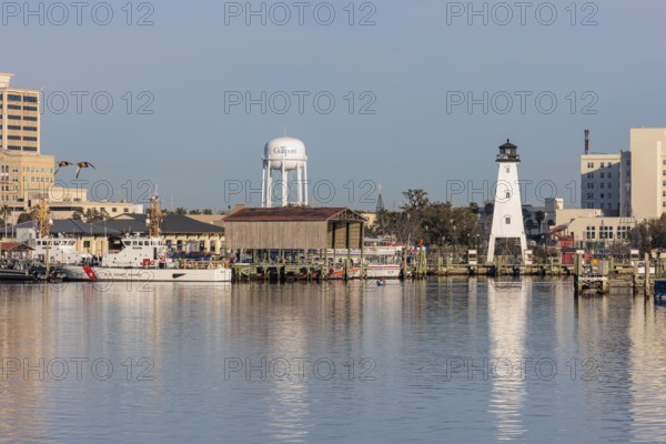 Small Craft Harbor at Gulfport, Mississippi, USA