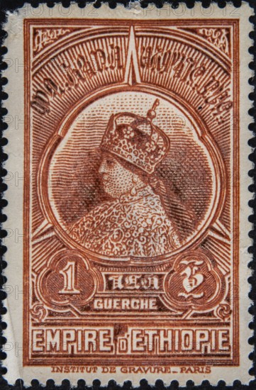 Menen Asfaw (1889, 1962) was an Ethiopian empress, married in 1911 to Emperor Haile Selassie.