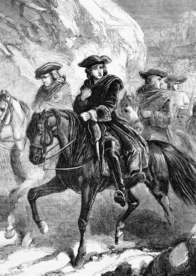 The retreat of Prince Charles, commonly known as Bonnie Prince Charlie or the young pretender to