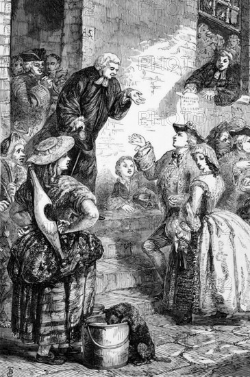 Fleet marriages, which took place in or around London's Fleet Prison, were irregular or clandestine