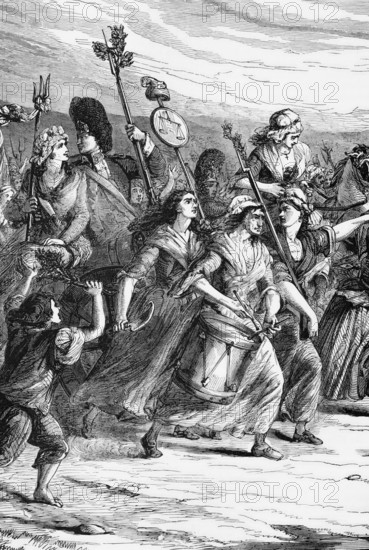 On the morning of 5 October 1789, there was almost a riot in the marketplaces of Paris due to the