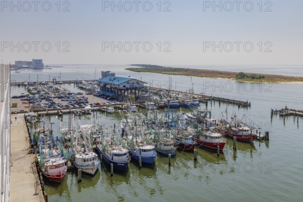 McElroy's Harbor House restaurant at the small craft marina and commercial fishing harbor in