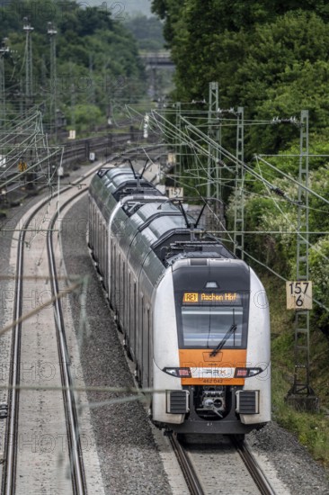 RE1, RRX, Rhein-Ruhr-Express, Regional Express, by National Express, train on the line between
