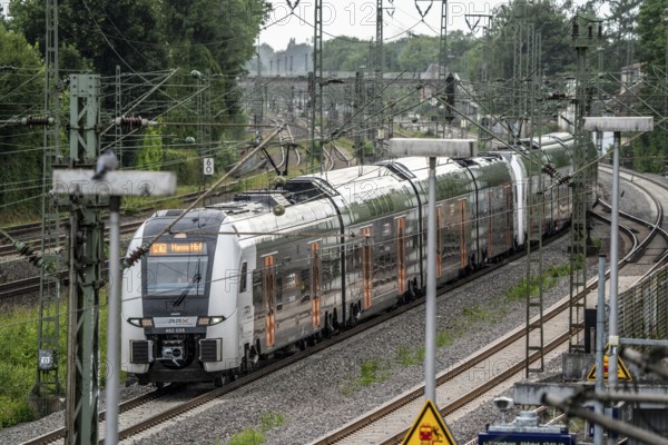 RE11, RRX, Rhein-Ruhr-Express, Regional Express, by National Express, train on the line between