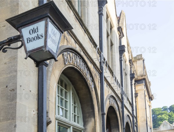 George Bayntun bookbinder book seller, Manvers Street, city of Bath, north east Somerset, England,