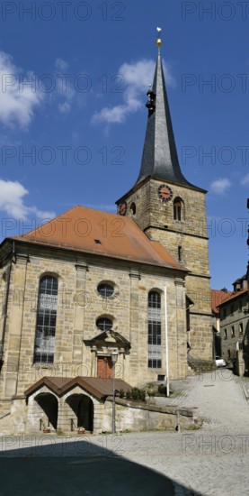 The Evangelical Lutheran St Laurentius Church in Thurnau, Kulmbach district, Upper Franconia,