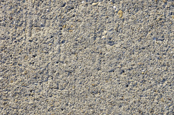 Section of a concreted surface