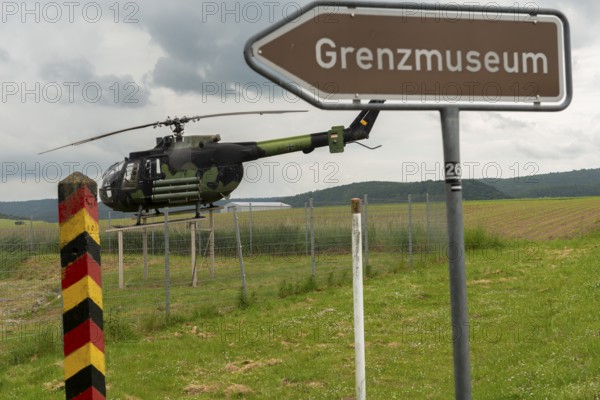Schifflersgrund border museum memorial on the former border between the FRG and the GDR,