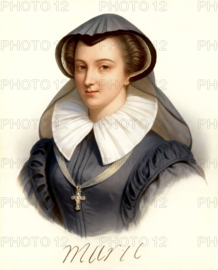 Mary, Queen of Scots, 1542-1587, also known as Mary Stuart or Mary I of Scotland, Queen of Scotland