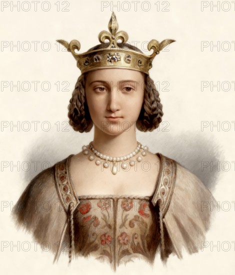 Isabeau de Bavière, Isabelle of Bavaria, Elisabeth von Bayern, 1370-1435, Queen of France as wife